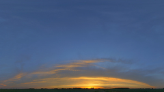 Sunset clouds Landscapes panorama