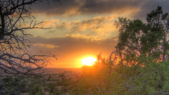 Sunset clouds Landscapes sun