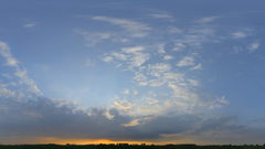 Sunset clouds Landscapes sun