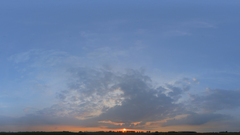 Sunset clouds Landscapes sun