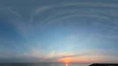 Sunset clouds Landscapes sun