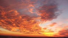 Sunset clouds Landscapes winter