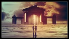 Sunset clouds love gate human sunlight skies solace