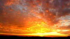 Sunset clouds nature