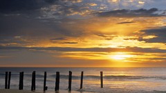 Sunset clouds nature skyscapes