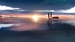 Sunset clouds scenic skyscapes