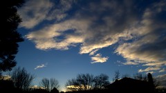 Sunset clouds skies