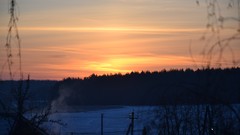 Sunset clouds skies forests