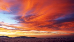 Sunset clouds sky red skies