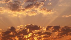 Sunset clouds sun skyscapes