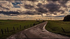 Sunset clouds sunlight skies