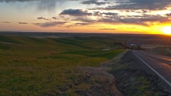 Sunset clouds sunlight skies palouse