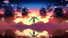 Sunset clouds vocaloid hatsune