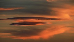 Sunset clouds vortex skies