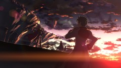 Sunset clouds weapons wings hats Knights armor staff Priest red 