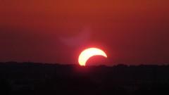 Sunset eclipse