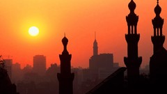 Sunset Egypt cityscapes Cairo
