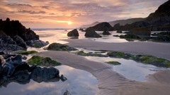 Sunset England north Beaches