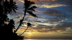 Sunset Fiji Islands Beaches