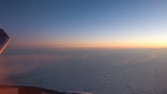 Sunset flight nature clouds Aircraft skyscapes