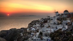 Sunset Greece santorini