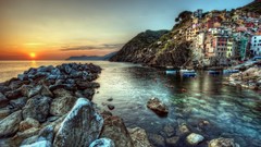 Sunset HDR Photography Sea