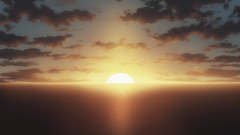 Sunset horizon nature