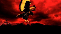 Sunset Horus Sun God