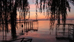 Sunset hungary Lake Balaton