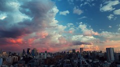 Sunset Japan Tokyo cityscapes