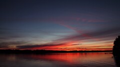sunset Lake nature sweden landscape sky sunlight water outdoors