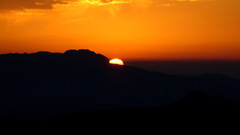 Sunset landscape nature