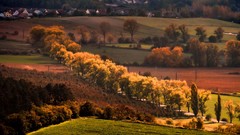 Sunset Landscapes autumn hungary