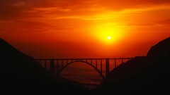 Sunset Landscapes Bridges