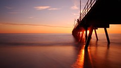 Sunset Landscapes coast piers