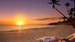 Sunset Landscapes nature Beaches