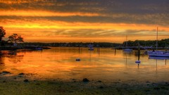 Sunset Landscapes nature coast