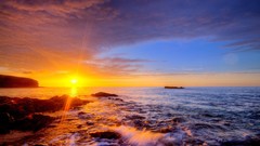 Sunset Landscapes nature coast