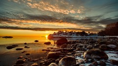 Sunset Landscapes nature HDR