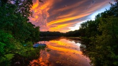 Sunset Landscapes nature HDR