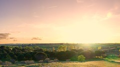 Sunset Landscapes nature hills