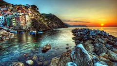 Sunset Landscapes nature Italy