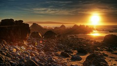 Sunset Landscapes nature rocks