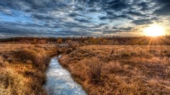 Sunset Landscapes nature streams