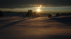 Sunset Landscapes nature winter