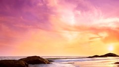 Sunset Landscapes rocks