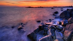 Sunset Landscapes Sea