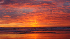 Sunset marina nature