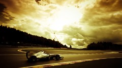 Sunset Mercedes-Benz Nico Rosberg formula one