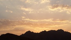 Sunset Mountains clouds skies